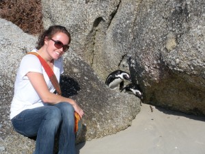 Me with the penguins!