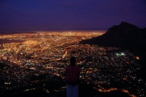 me looking out over cape town!
